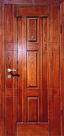 Входная дверь Czar-8 (МДФ Винорит / Массив дерева) - внутренняя сторона