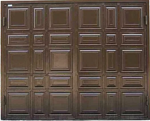 Распашные ворота Grand-11 (Нитроэмаль) - внешняя сторона